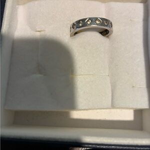 Sterling Silver Ring with CZ Accents